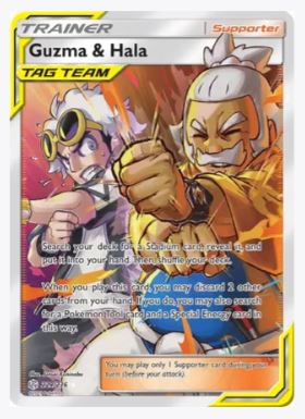 Guzma & Hala (Full Art) SM - Cosmic Eclipse	# 229/236 - Sweets and Geeks