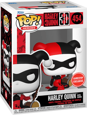 Funko Pop Heroes: Harley Quinn 30 - Harley Quinn With Cards (GameStop Exclusive) #454 - Sweets and Geeks