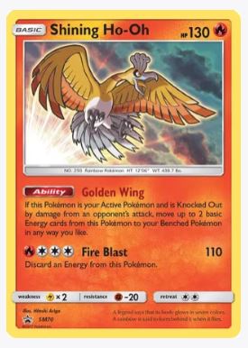 Shining Ho-Oh - SM70 SM Promos # SM70 - Sweets and Geeks