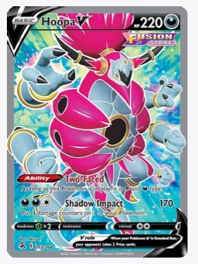 Hoopa V (Full Art) SWSH08: Fusion Strike # 253/264 - Sweets and Geeks