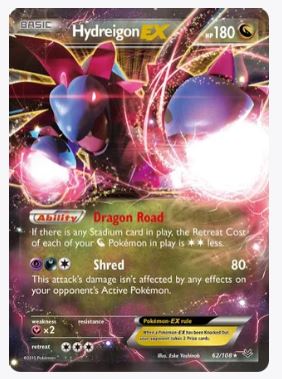 Hydreigon EX XY - Roaring Skies # 62/108 - Sweets and Geeks