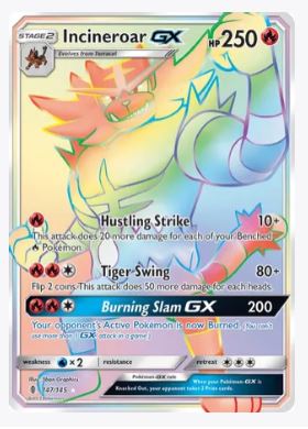 Incineroar GX (Secret) SM - Guardians Rising # 147/145 - Sweets and Geeks