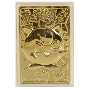 Pokemon 23K Gold-Plated Card - Jigglypuff - Sweets and Geeks