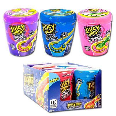 Juicy Drop Gummi Dip N Sticks 3.4oz – Sweets and Geeks