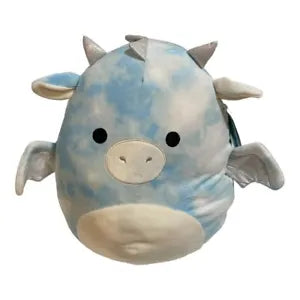 Squishmallow - Keith the Blue Tie Dye Dragon 14" - Sweets and Geeks