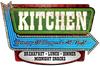 Kitchen - 7" x 11.5" embossed die cut sign - Sweets and Geeks