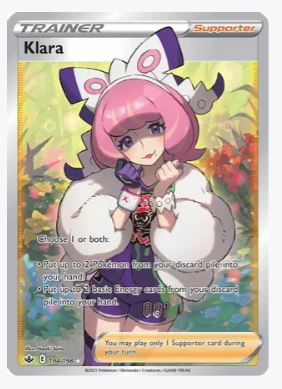 Klara (Full Art) SWSH06: Chilling Reign # 194/198 - Sweets and Geeks