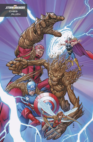 The Avengers: War Across Time #4 (Allen Stormbreakers Variant) - Sweets and Geeks