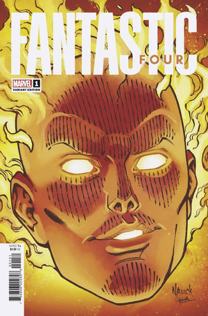 Fantastic Four #1 (Nauck Headshot Variant) - Sweets and Geeks