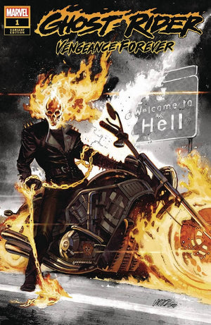 Ghost Rider: Vengeance Forever #1 (PX DCD 40th Larraz Var Variant) - Sweets and Geeks