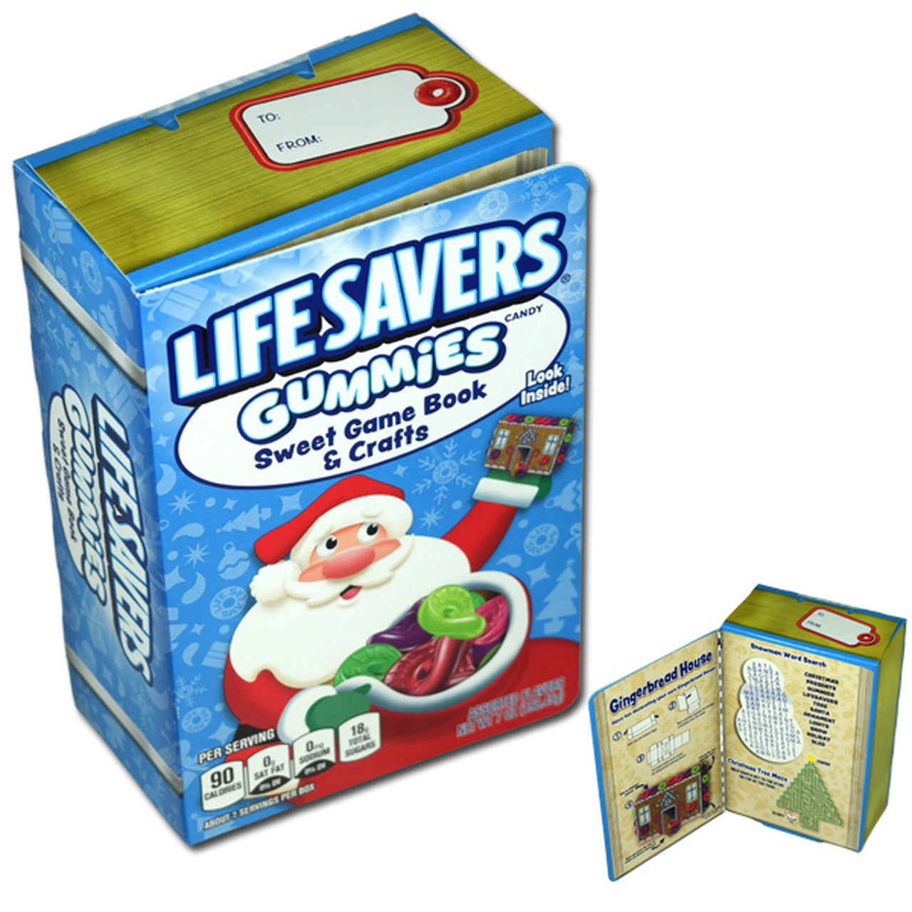 Life Savers Gummies Sweet Game Christmas Book & Crafts (7 Oz. Box Of 6  Rolls)