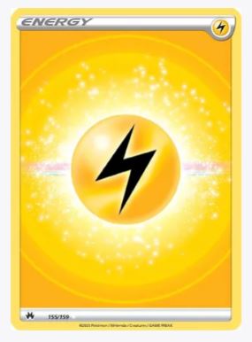 Lightning Energy (Texture Full Art) Crown Zenith # 155/159 - Sweets and Geeks