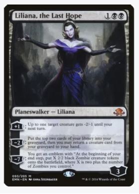 Liliana, the Last Hope - Eldritch Moon - #093/205 - Sweets and Geeks