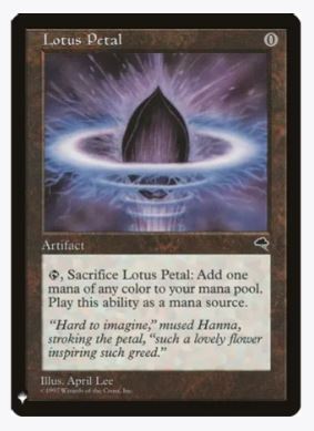 Lotus Petal - Mystery Booster Cards - # 284 - Sweets and Geeks