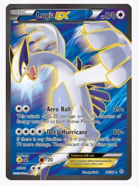 Lugia EX (94 Full Art) XY - Ancient Origins # 94/98 - Sweets and Geeks