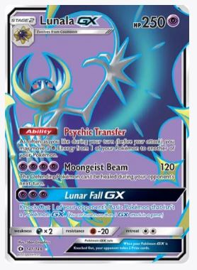 Lunala GX stage two 250 HP