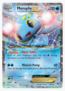 Manaphy EX XY - BREAKpoint # 32/122 - Sweets and Geeks