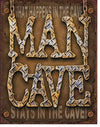 Man Cave - Tin Sign - Sweets and Geeks