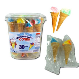 Marpo Marshmallow Cones - Sweets and Geeks