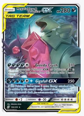 Mega Sableye & Tyranitar GX SM - Unified Minds # 126/236 - Sweets and Geeks