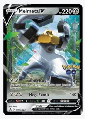 Melmetal V - SWSH224 SWSH: Sword & Shield Promo Cards # SWSH224 - Sweets and Geeks