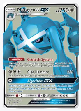 Metagross GX (Full Art) SM - Guardians Rising # 139/145 - Sweets and Geeks