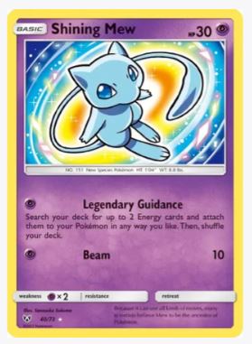 Shining Mew Shining Legends # 40/73 - Sweets and Geeks