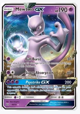 Mewtwo GX Shining Legends # 39/73 - Sweets and Geeks