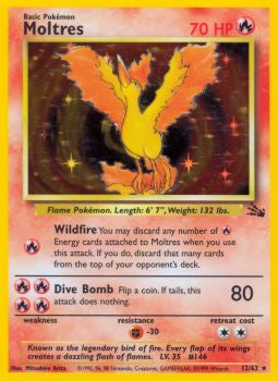 Moltres (12) Fossil # 12/62 - Sweets and Geeks