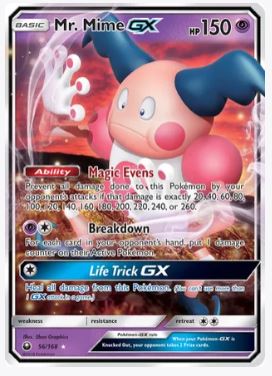 Mr. Mime GX SM - Celestial Storm	# 56/168 - Sweets and Geeks