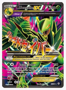 M Sceptile EX (Full Art) XY - Ancient Origins # 85/98 - Sweets and Geeks