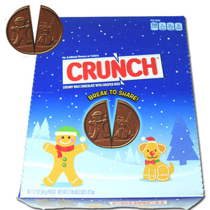 Nestle Crunch Christmas Medallions - Sweets and Geeks