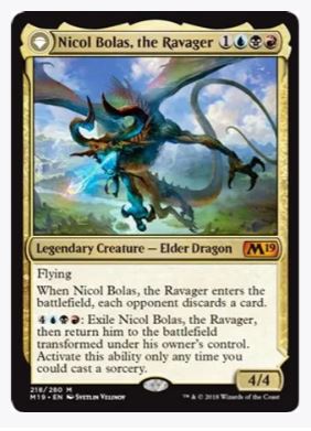 Nicol Bolas, the Ravager - Core Set 2019 - # 218/280 - Sweets and Geeks