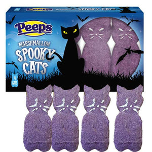 Peep Spooky Cat 4 Count - Sweets and Geeks