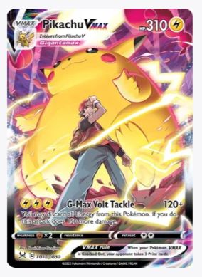 Pikachu VMAX SWSH11: Lost Origin Trainer Gallery # TG17/TG30 - Sweets and Geeks