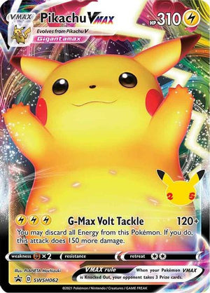 Pikachu VMAX - SWSH062 SWSH: Sword & Shield Promo Cards # SWSH062 - Sweets and Geeks