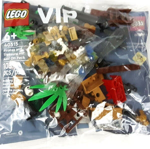 LEGO Pirates and Treasure VIP Add On Pack Polybag 103 Piece Set 40515 - Sweets and Geeks