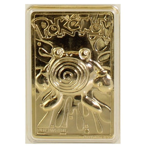 Pokemon 23K Gold-Plated Card - Poliwhirl - Sweets and Geeks