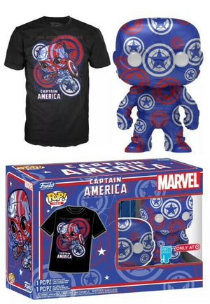 Captain America POP! & Tee Collectors Box - Sweets and Geeks