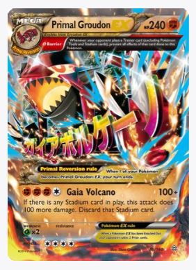 Primal Groudon EX (Omega) XY - Primal Clash # 86/160 - Sweets and Geeks