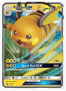 Raichu GX - SM213 SM Promos # SM213 - Sweets and Geeks