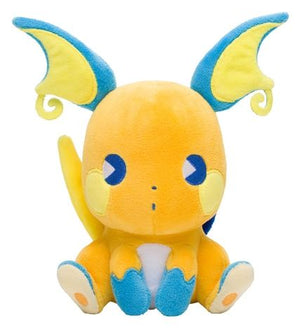 Raichu Japanese Pokémon Center Psycho Soda Refresh Plush - Sweets and Geeks