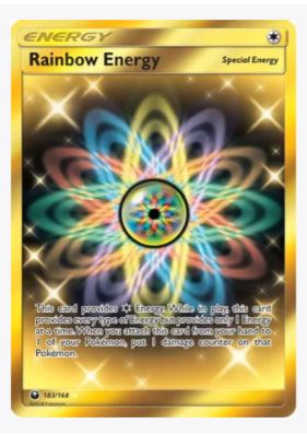 Rainbow Energy (Secret) SM - Celestial Storm # 183/168 - Sweets and Geeks