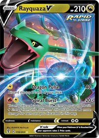 Rayquaza V SWSH07: Evolving Skies # 110/203 - Sweets and Geeks