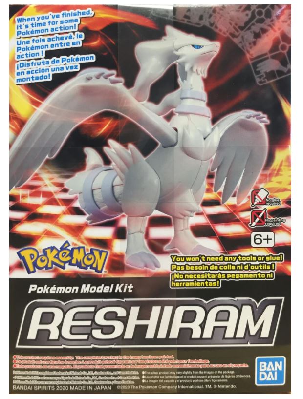 Bandai Spirits Pokemon - Reshiram Model Kit — Sure Thing Toys