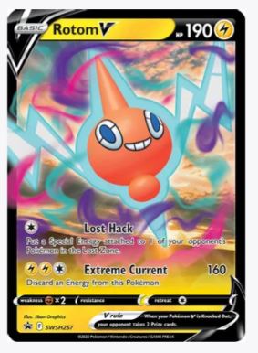 Rotom V - SWSH257 SWSH: Sword & Shield Promo Cards # SWSH257 - Sweets and Geeks