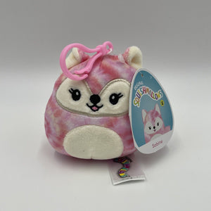 Squishmallow - Sabine The Fox Keychain Clip On 3.5” - Sweets and Geeks