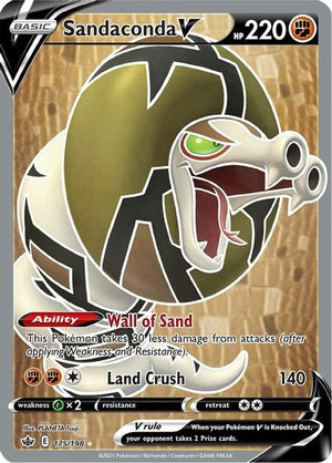 Sandaconda V (Full Art) SWSH06: Chilling Reign # 175/198 - Sweets and Geeks