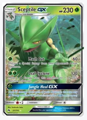 Sceptile GX SM - Lost Thunder # 22/214 - Sweets and Geeks