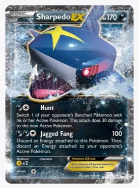 Sharpedo EX XY - Primal Clash # 91/160 - Sweets and Geeks